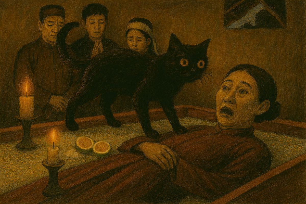 tai-sao-meo-nhay-qua-nguoi-chet-lai-bat-day