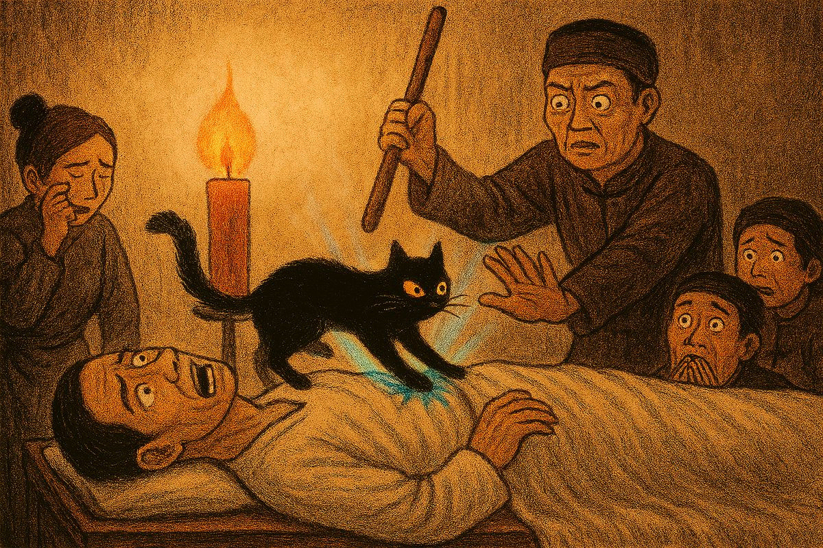 tai-sao-meo-nhay-qua-nguoi-chet-lai-bat-day