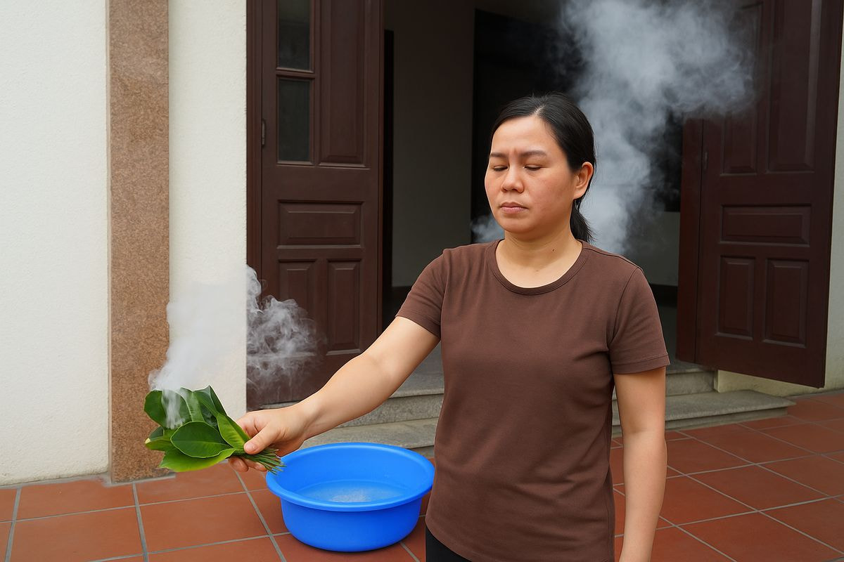 Tẩy uế đúng cách là bước quan trọng