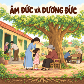 Âm đức và dương đức là gì? Ý nghĩa và cách tích âm đức cho con cái