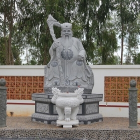 Bồng Lai Viên tiến hành cải tạo khuôn viên, thỉnh mời tượng Thổ Địa Công về an tọa bên cạnh khu Tây Phương Cực Lạc