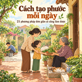 Cách tạo phước mỗi ngày: 21 phương pháp đơn giản ai cũng làm được