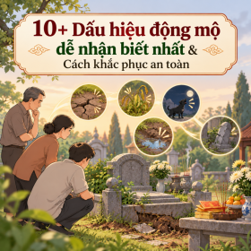 10+ Dấu hiệu động mộ dễ nhận biết nhất & Cách khắc phục an toàn