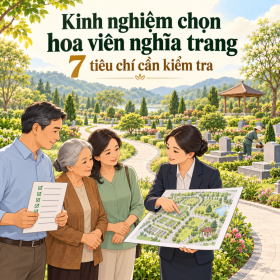Kinh nghiệm chọn hoa viên nghĩa trang: 7 tiêu chí cần biết