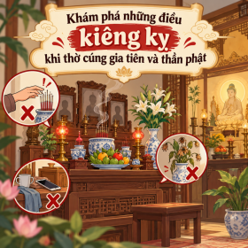 Khám phá những điều kiêng kỵ khi thờ cúng gia tiên và thần phật