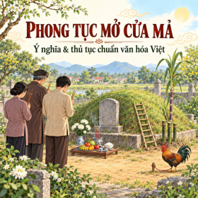 Phong tục mở cửa mả: Ý nghĩa & thủ tục chuẩn văn hóa Việt