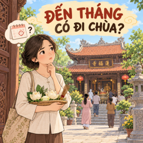 Giải mã phụ nữ đến tháng có đi chùa được không?