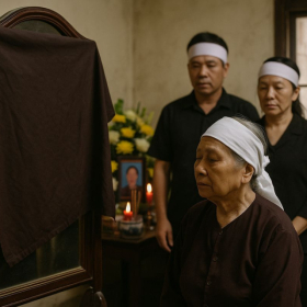 Tại sao khi nhà có người mất phải che gương? Che bao lâu?