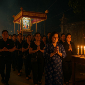 Tại sao trẻ con chết phải chôn đêm?