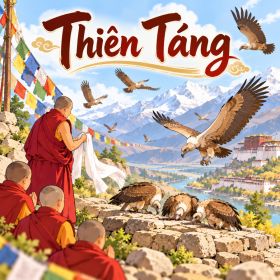 Thiên táng ở Tây Tạng – Nét văn hóa đặc trưng của vùng đất huyền bí