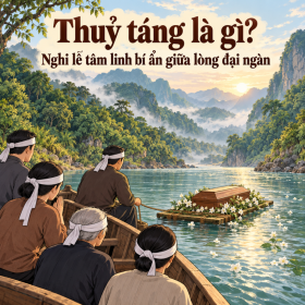 Thuỷ táng là gì? Nghi lễ tâm linh bí ẩn giữa lòng đại ngàn