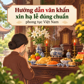 Hướng dẫn văn khấn xin hạ lễ đúng chuẩn phong tục Việt Nam